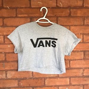 Vans cropped tee
